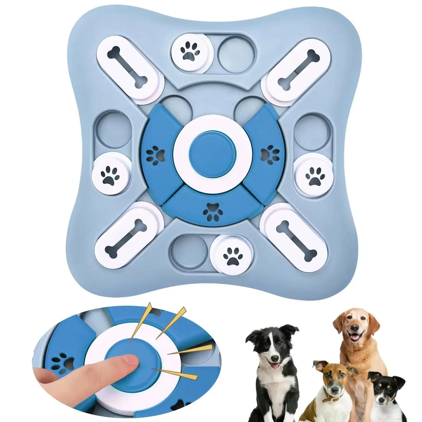 🧩 Juguete interactivo para perros – Estimula su mente y reduce el aburrimiento 🐶